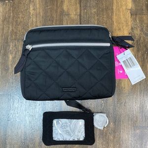 Vera Bradley: Triple Compartment Crossbody Bag (Black) w/ coin purse